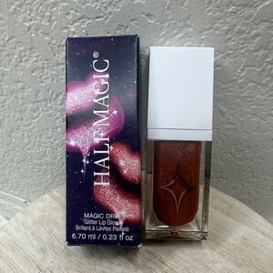 $10 🌙 Half Magic Drip Glitter Lip Gloss‎ In Brownie Magic 🆕 FULL SZ